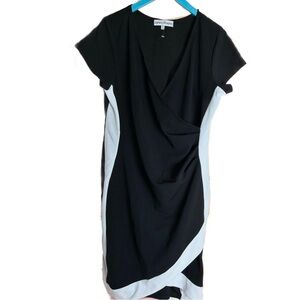 Almost Famous Black and White Asymmetrical Dress NEVER WORN